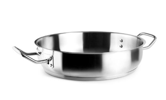PAELHA 24CM INOX SEM TAMPA